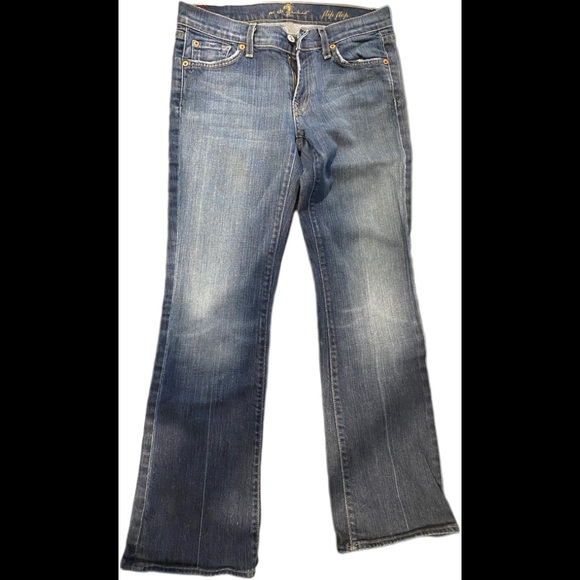 Seven For All Mankind Flip Flop Jeans Size 28 - Picture 2 of 8